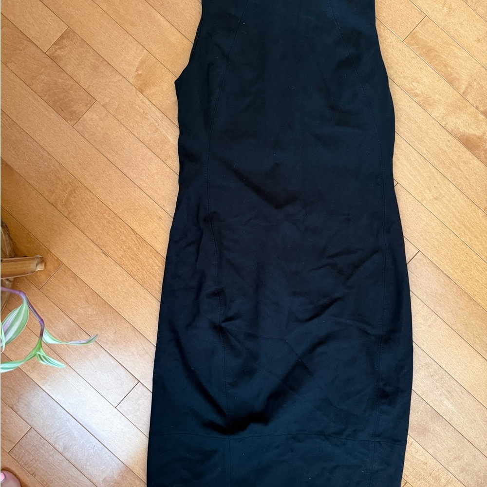 Babaton Black Midi Sheath Dress